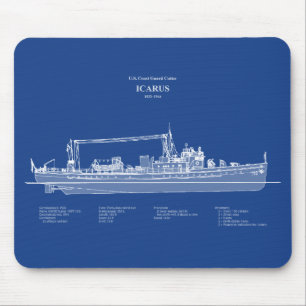 USCG Cutter Icarus wpc-110 - ABD Mouse Pad