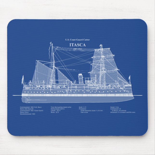 USCG Cutter Itasca - ABD Mouse Pad (Front)