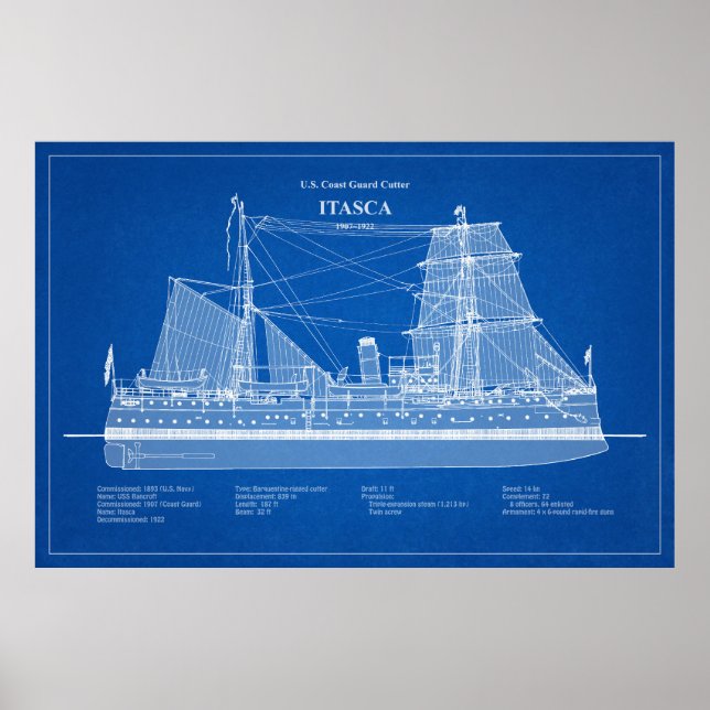 USCG Cutter Itasca - ABD Poster (Front)