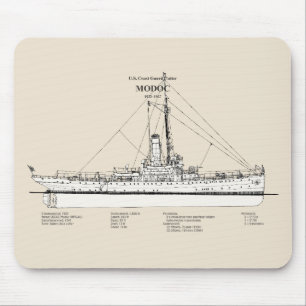 USCG Cutter Modoc wpg-46 - SBD Mouse Pad