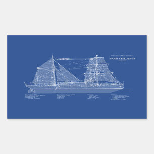 USCG Cutter Northland wpg-49 – ABD Rectangular Sticker
