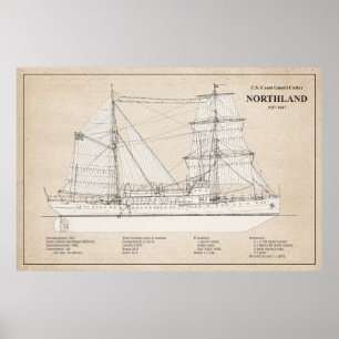 USCG Cutter Northland wpg-49 - SBD Poster