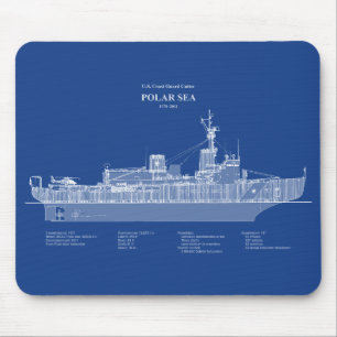 USCG Cutter Polar Sea wagb-11 - ABD Mouse Pad