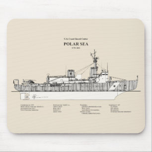 USCG Cutter Polar Sea wagb-11 - SBD Mouse Pad