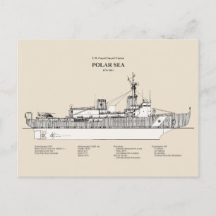 USCG Cutter Polar Sea wagb-11 - SBD Postcard