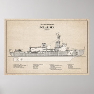 USCG Cutter Polar Sea wagb-11 - SBD Poster