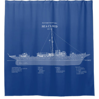 USCG Cutter Sea Cloud wpg-284 – ABD Shower Curtain