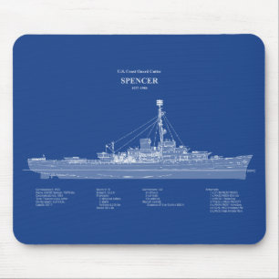 USCG Cutter Spencer wpg-36 - ABD Mouse Pad