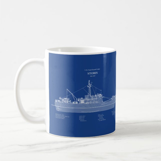 USCG Cutter Storis wmec-38 – ABD Coffee Mug (Left)