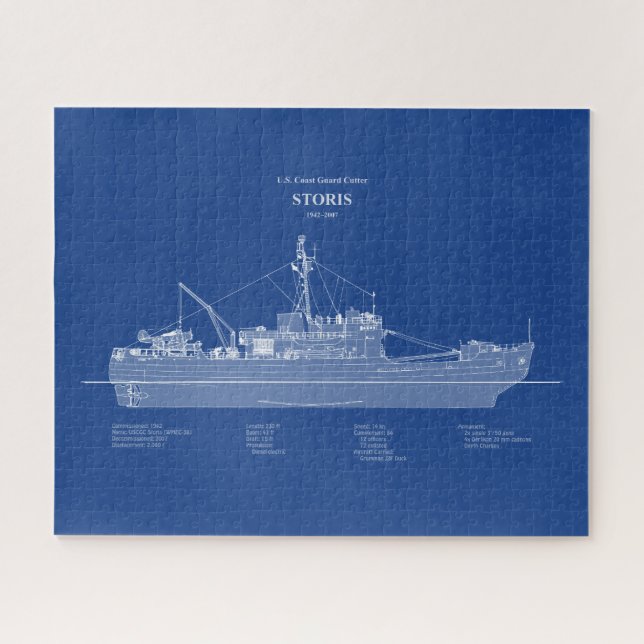 USCG Cutter Storis wmec-38 – ABD Jigsaw Puzzle (Horizontal)
