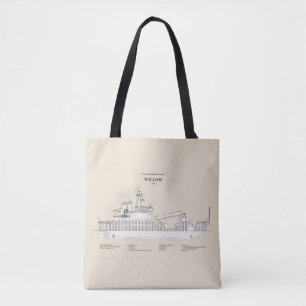 USCG Cutter Willow wlb-202 - SBD Tote Bag