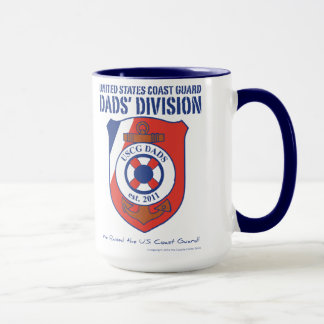USCG Dads' Division 15 oz Ringer Mug