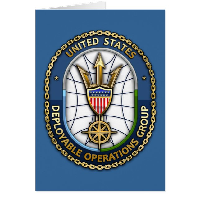 USCG Deployable Operations Group) (Front)