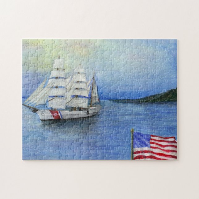 USCG Eagle  Jigsaw Puzzle (Horizontal)