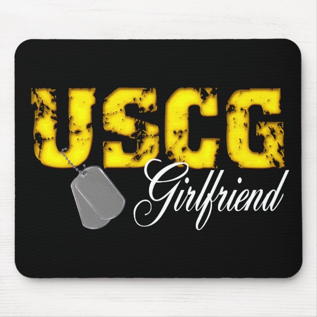 USCG Girlfriend Mouse Pad (Front)
