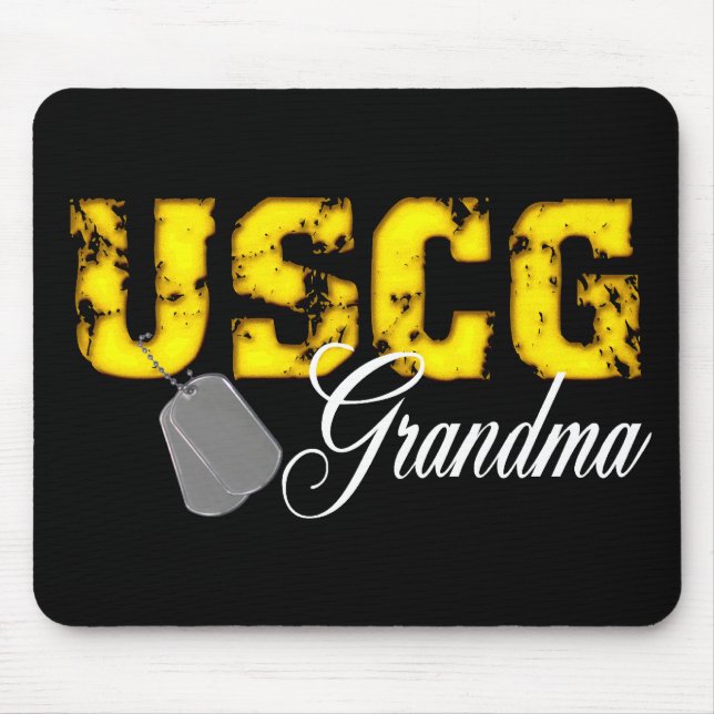 USCG Grandma Mouse Pad (Front)
