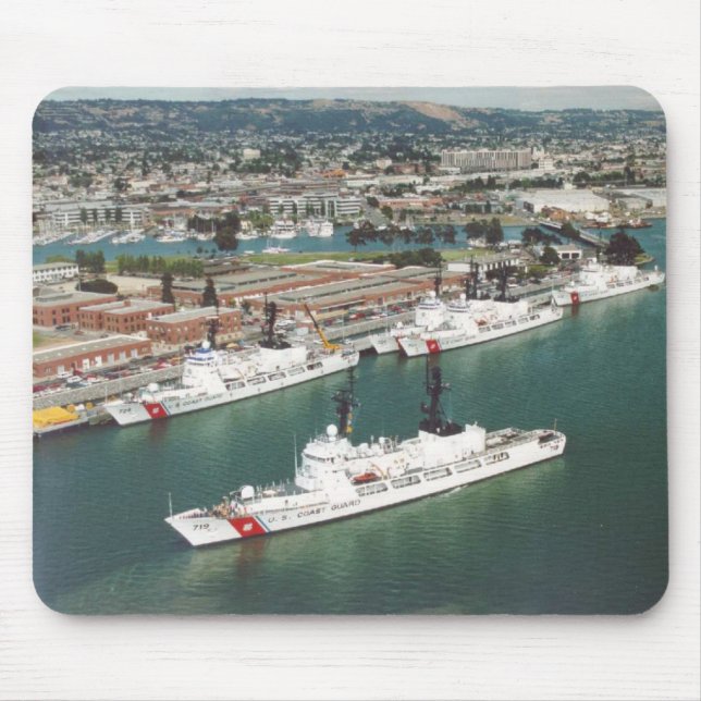USCG Hamilton Class Cutters Mouse Pad (Front)