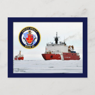 USCG icebreaker HEALY, Beaufort Sea, Alaska Postcard