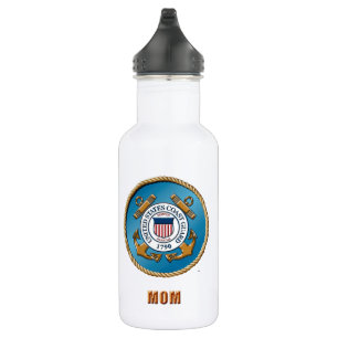 USCG Mum Custom Water Bottle (18 oz)