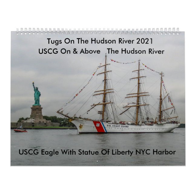 USCG On & Above The Hudson River 2021 Calendar (Cover)