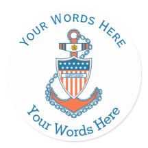 USCG Retired Lieutenant Commander Custom Anchor