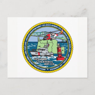 USCG Station Columbia River Postcard