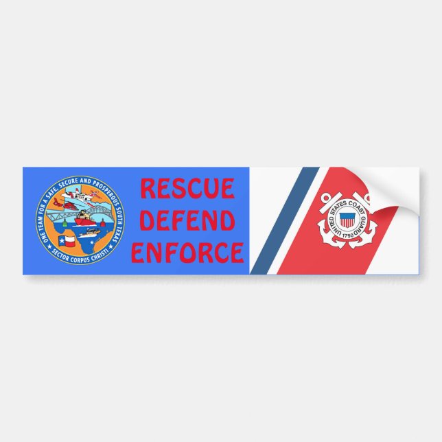USCG Station Corpus Christi Texas Bumper Sticker (Front)