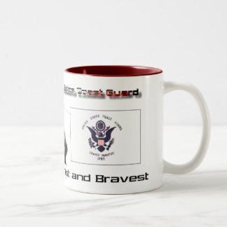 USCG Support Two-Tone Coffee Mug