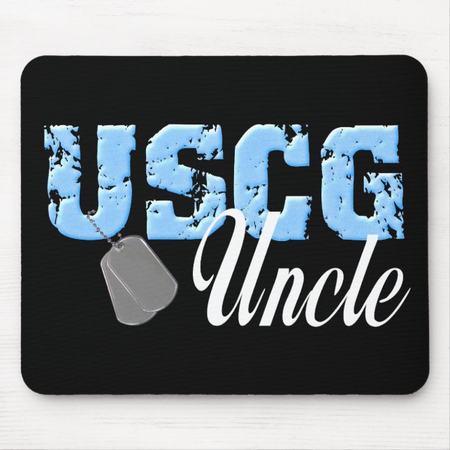 USCG Uncle Mouse Pad (Front)