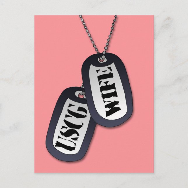 USCG Wife Postcard (Front)