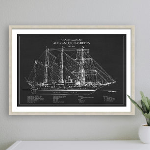 USCGC Alexander Hamilton wix-272 – ABD Photo Print