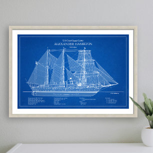 USCGC Alexander Hamilton wix-272 – ABD Photo Print