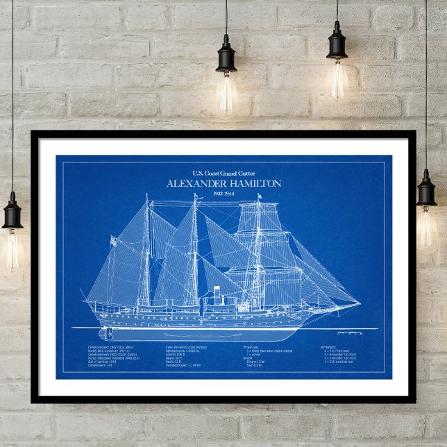USCGC Alexander Hamilton wix-272 – ABD Poster (Creator Uploaded)