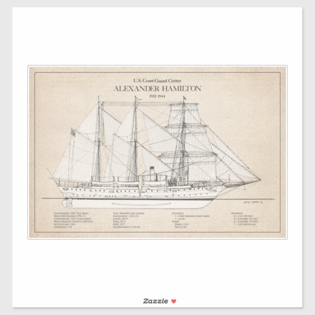 USCGC Alexander Hamilton wix-272 - SBD (Sheet)