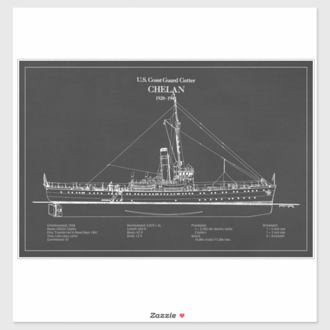 USCGC Chelan - ABD (Sheet)