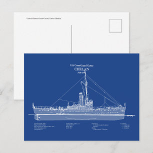 USCGC Chelan - ABD Postcard