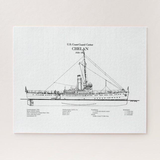 USCGC Chelan - SBD Jigsaw Puzzle (Horizontal)