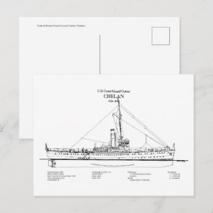 USCGC Chelan - SBD Postcard