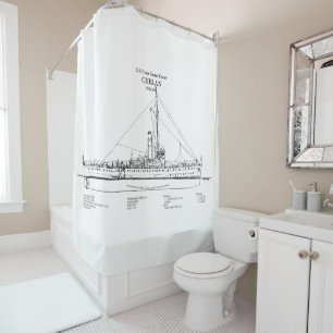 USCGC Chelan - SBD Shower Curtain