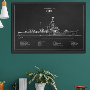 USCGC Cobb wpg-181 – PD Poster