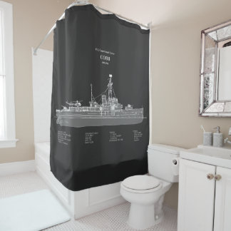 USCGC Cobb wpg-181 – PD Shower Curtain