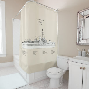 USCGC Cobb wpg-181 - SBD Shower Curtain