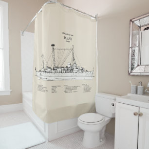 USCGC Duane wpg-33 - SBD Shower Curtain