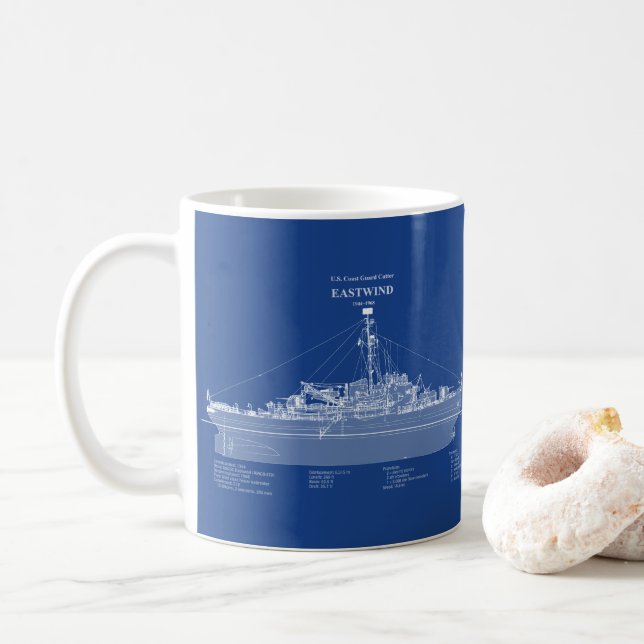 USCGC Eastwind wagb-279 – ABD Coffee Mug (With Donut)