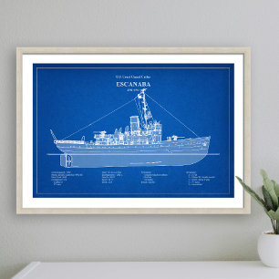 USCGC Escanaba wpc-77 – ABD Photo Print