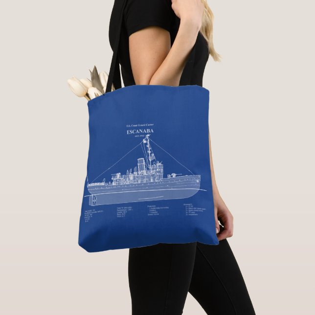 USCGC Escanaba wpc-77 – ABD Tote Bag (Close Up)