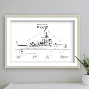 USCGC Escanaba wpc-77 - BD Photo Print