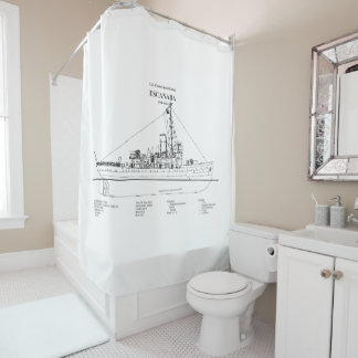 USCGC Escanaba wpc-77 - BD Shower Curtain