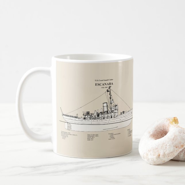 USCGC Escanaba wpc-77 - SBD Coffee Mug (With Donut)