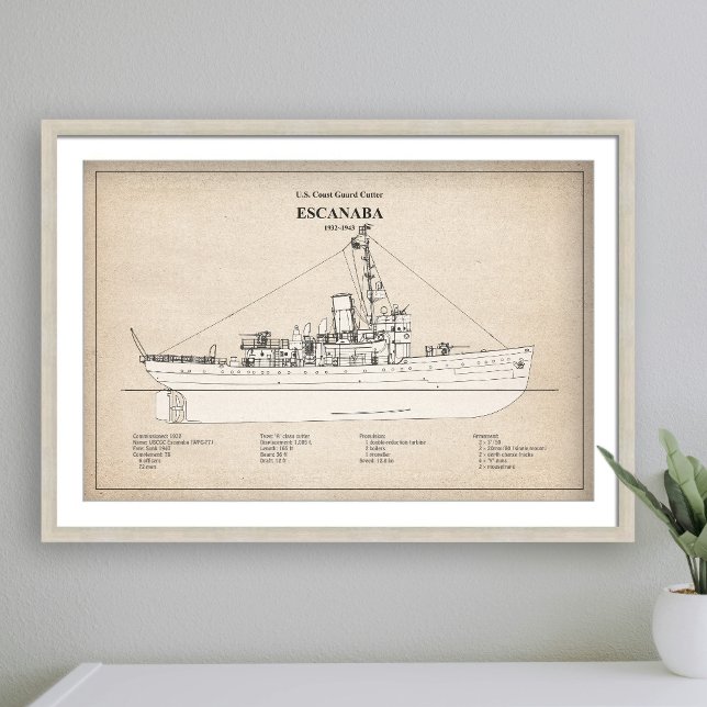 USCGC Escanaba wpc-77 - SBD Photo Print (Creator Uploaded)